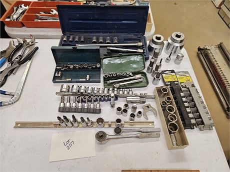 Mixed Socket Lot: Craftsman / Snap-On / Proto & More