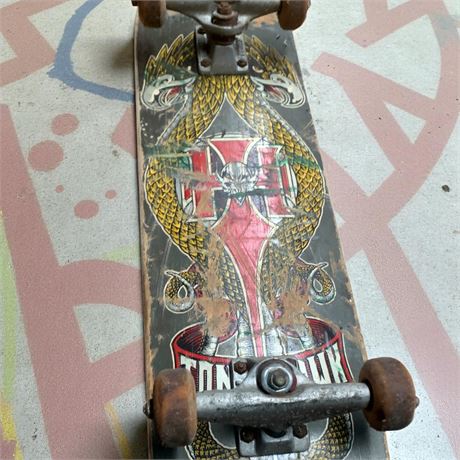 1992 Tony Hawk Birdhouse Skateboard With Falcon Graphic Design On The Deck