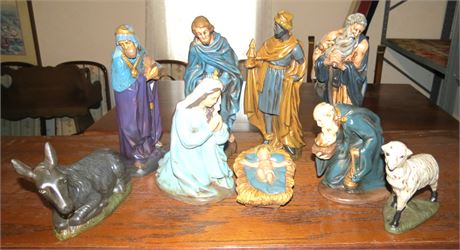 Ceramic Nativity Figurines