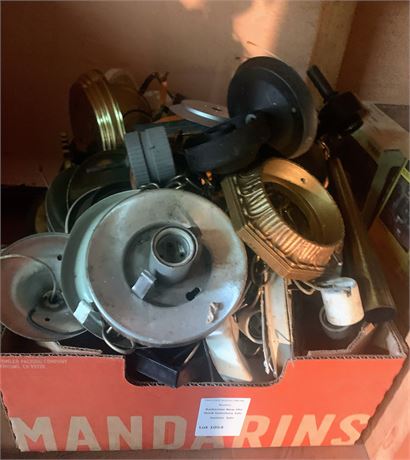 Vintage Lighting Fixture & Part Lot