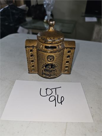 Vintage Cast Metal Jewel Bank