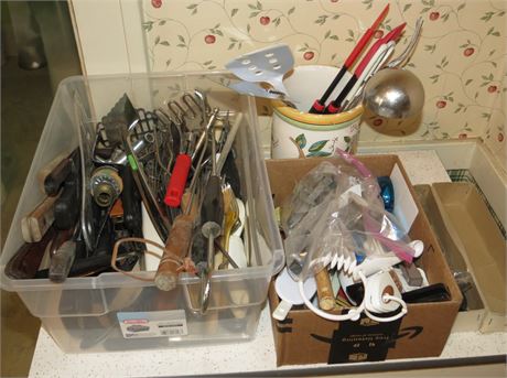 Kitchen Utensils, Cutlery, Etc