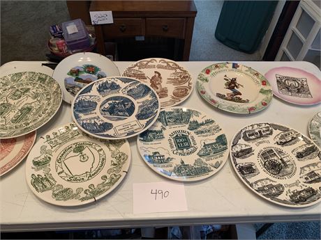 Commemorative Events Collector Plates Salem, Ohio Centennial Annie Oakley
