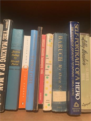 Book Lot - Agatha Christie, Phyllis Diller, Hugh Clevely, Gwyn Hyman Rubio,