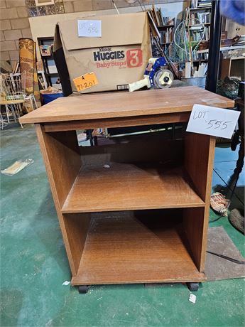 Wood Microwave Cart