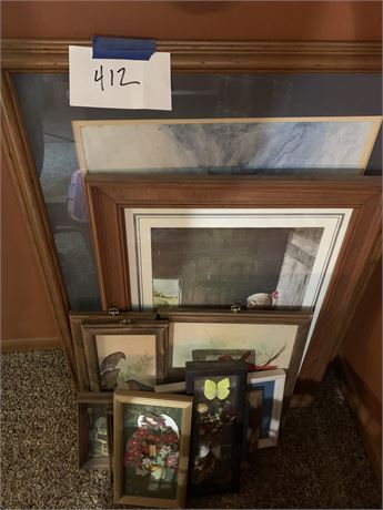 Framed Wall Art Lot