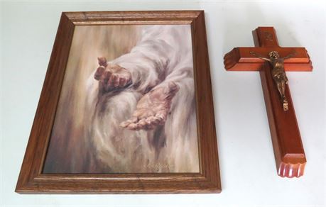 "Come Unto Me" Print, Jesus on the Cross