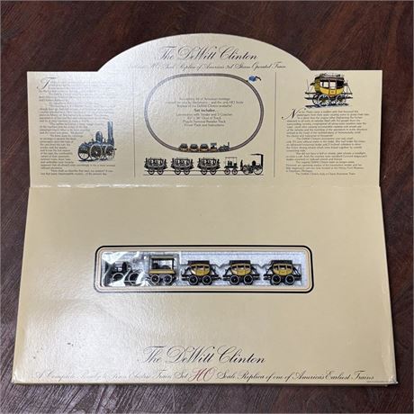 New/Unused Bachmann The DeWitt Clinton Electric Train Set HO Scale Replica