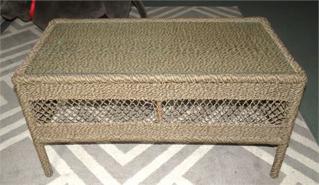 Wicker Coffee Table