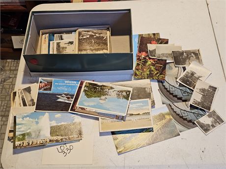 Mixed Vintage Postcard & Photo Lot