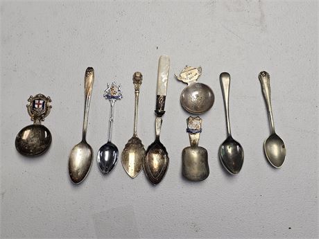 Mixer Silver 800 & Plated Travel Spoons