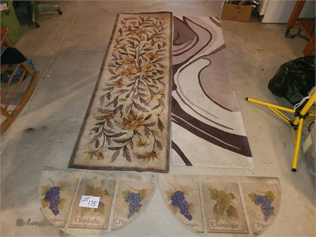 Rug Lot : Mixed Runners & More