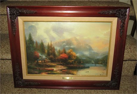 Thomas Kinkade "End Of A Perfect Day" Print