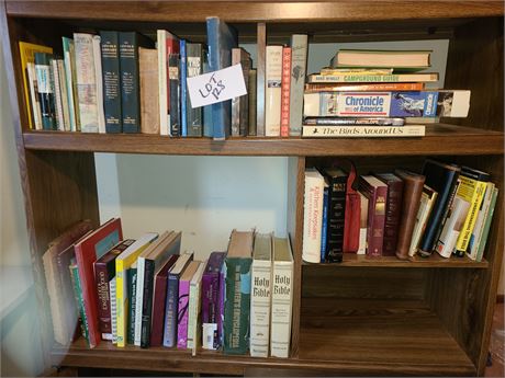 Large Amount of Books:Antique to Modern Day - Cookbooks/Fiction/How To/Religious