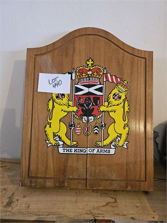 The King Of Arms Wood Dark Cabinet With Electronic Board