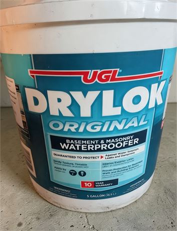 5-Gallon Pail of UGL DRYLOK Original Basement & Masonry Waterproofer