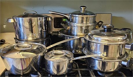 Pots and Pans Lot 1 ~Healthy Gourmet & IKEA Brands
