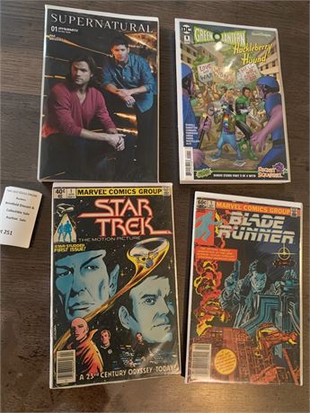 Star Trek, Blade Runner, Green Lantern, Supernatural Comic Book Lot