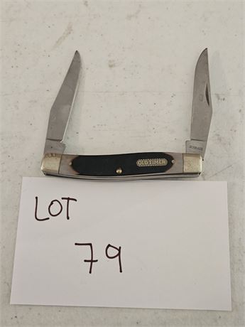Schrade "Old Timer" 77OT Double Blade Pocket Knife 3" Blade
