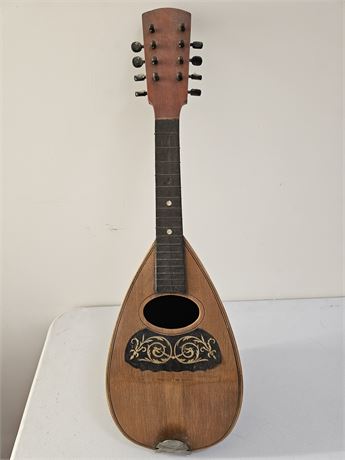 Vintage Wood Inlay Mandolin