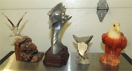 Eagle Figurines, Candle