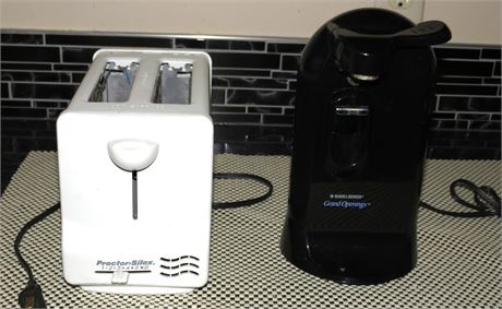 Toaster, Can Opener