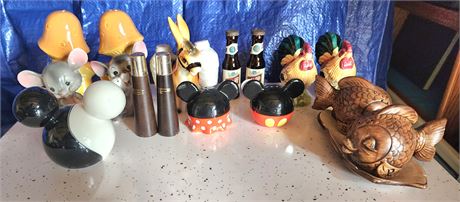 Assorted Salt & Pepper Shakers