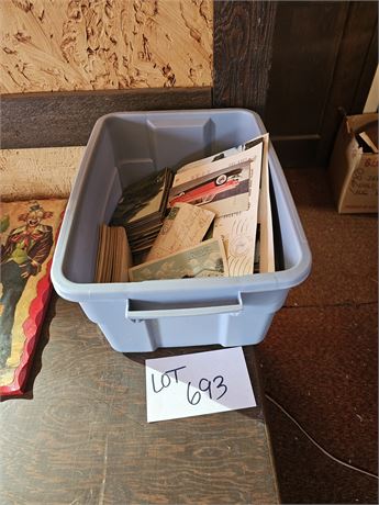 Mixed Lot of Vintage Postcards - Early 1900's-1950's Era