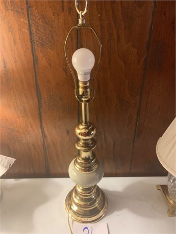 Vintage Brass Lamp By Medallion Lighting Corporation