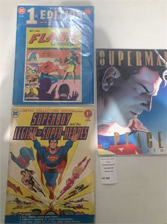 DC Flash Comics 1st Edition Reprint, Superman Peace on Earth Treasury Edition