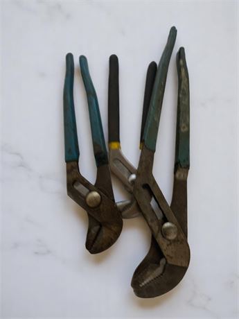 Adjustable Pliers Tool Lot