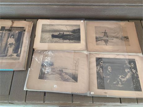 Black & White Vintage Photo Lot - People, Landscape & More