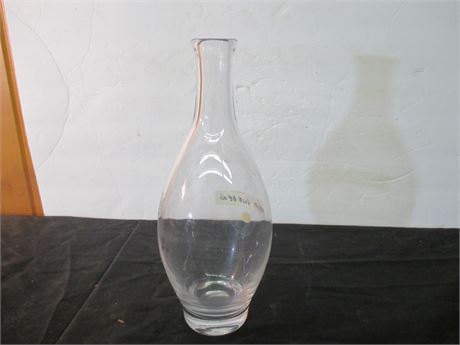 Genuine Mantorp Sweden Fine Glass Crystal 11" Vase