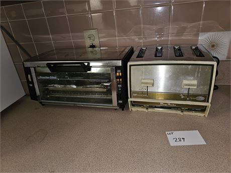 Proctor Silex Toaster Oven & 4-Slice Toaster