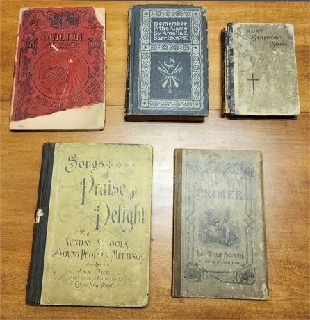 Late 1800s Book Lot