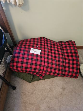 Two XL Outdoor/Camping Sleeping Bags