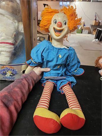 Bozo The Clown Plush Doll 28"H