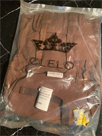 CLELO Brown/Dark Tan Canvas Backpack (NEW)