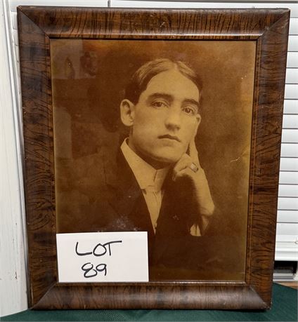 Vintage Framed Portrait 13.5” X 16.5”