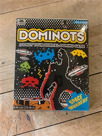 Aquarius Space Invaders Glow-in-the-Dark Dominots Game