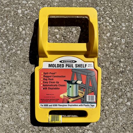 New Werner Molded Pail Shelf Model No. 76-2