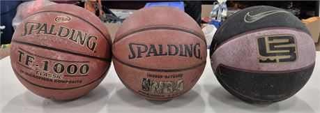 Three Basketballs