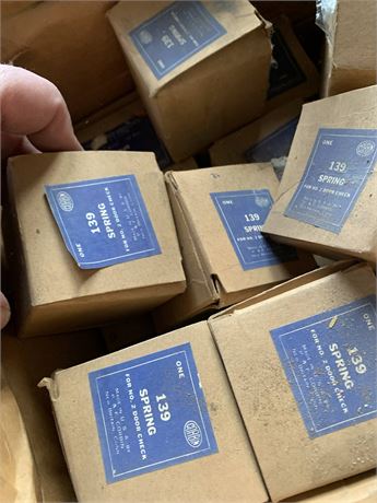 P. & F. Corbin No. 139 Spring No. 2 Door Check Lot - 1 Case W/Individual Boxes