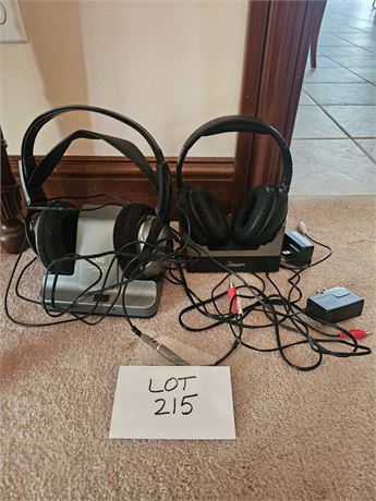 JVS and Rocketfish Headphones