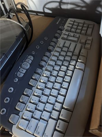 Bytecc  DVD RW Drive,  Microsoft MultiMedia & IBM Model M Keyboards