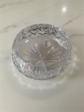 Hand-Cut Crystal Bowl/Candy Dish 3 Feet