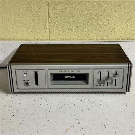 Seville Solid State 8 Track Player - Model 5201S8T