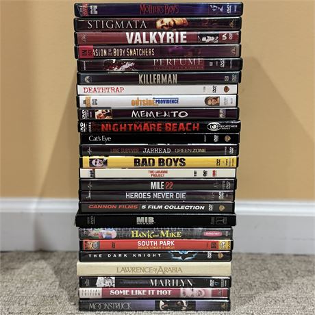 Large DVD Lot - Horror, Action, Classics and More