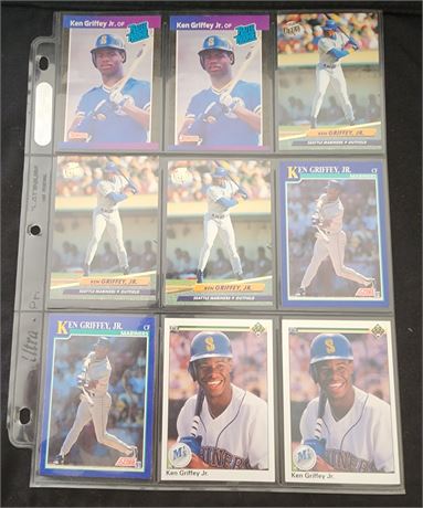 Ken Griffey Jr. Sleeve of Cards