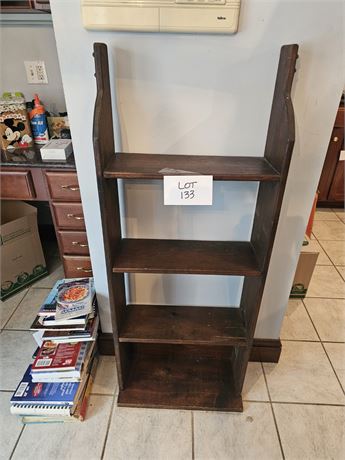Vintage Wood Bookshelf